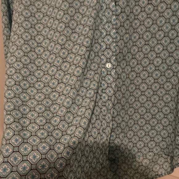 The Limited Women's Green Patterned Blouse - Picture 3 of 6